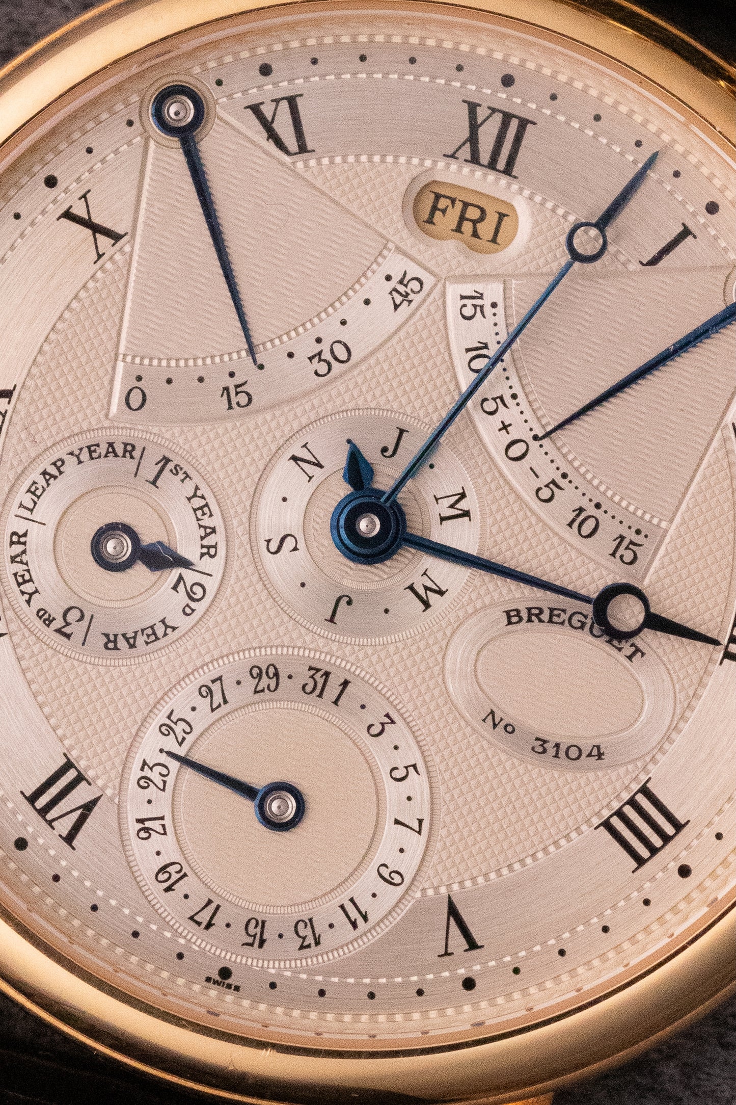 Breguet 3470 Equation du temps calendrier perpétuel