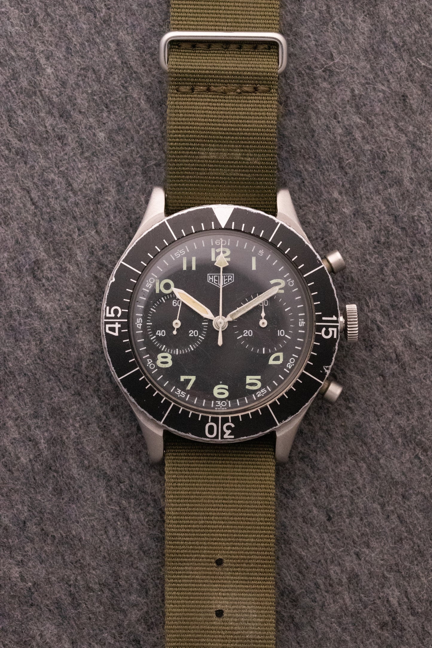 Heuer Bundeswehr 1550 SG Flyback