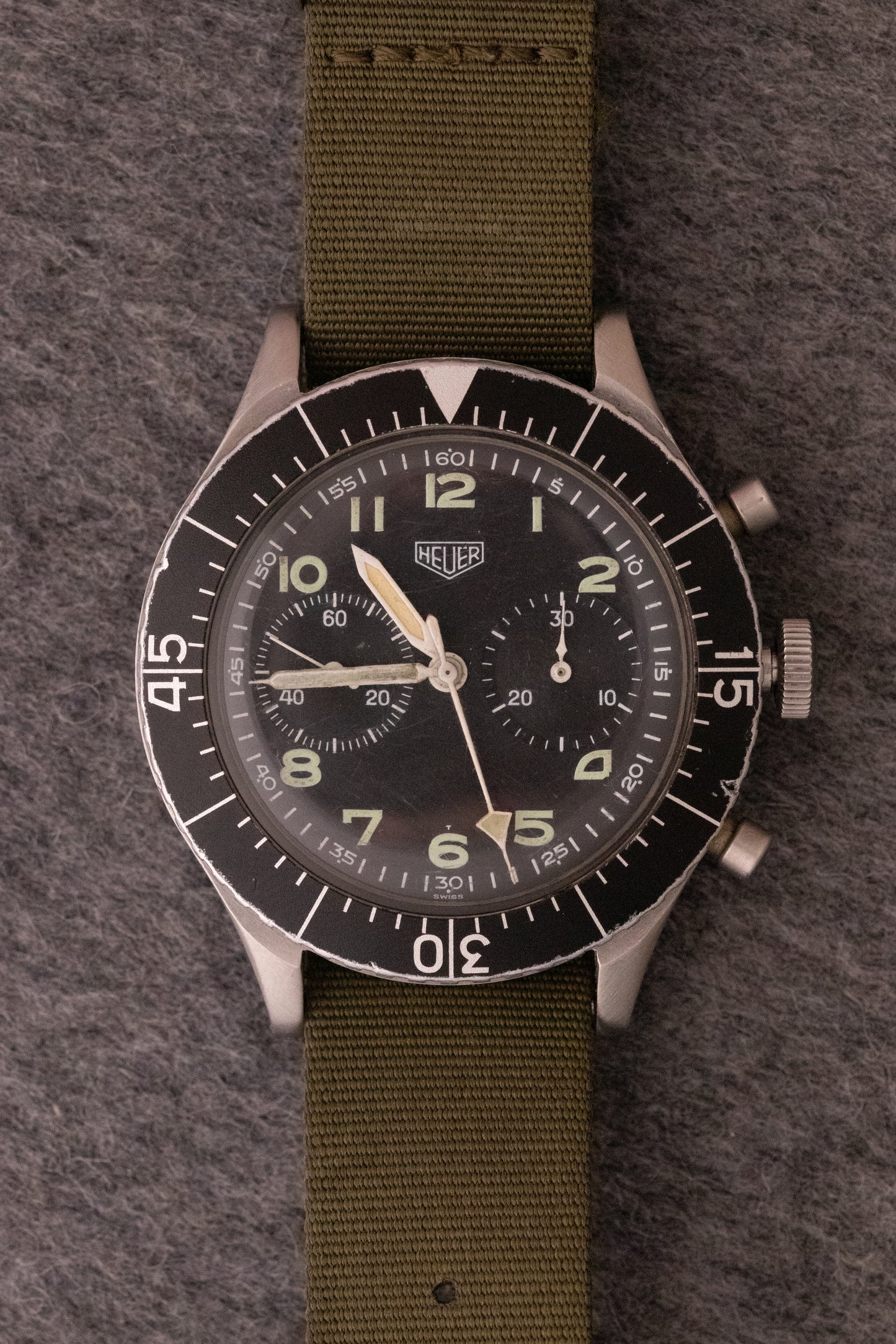 Heuer Bundeswehr 1550 SG Flyback