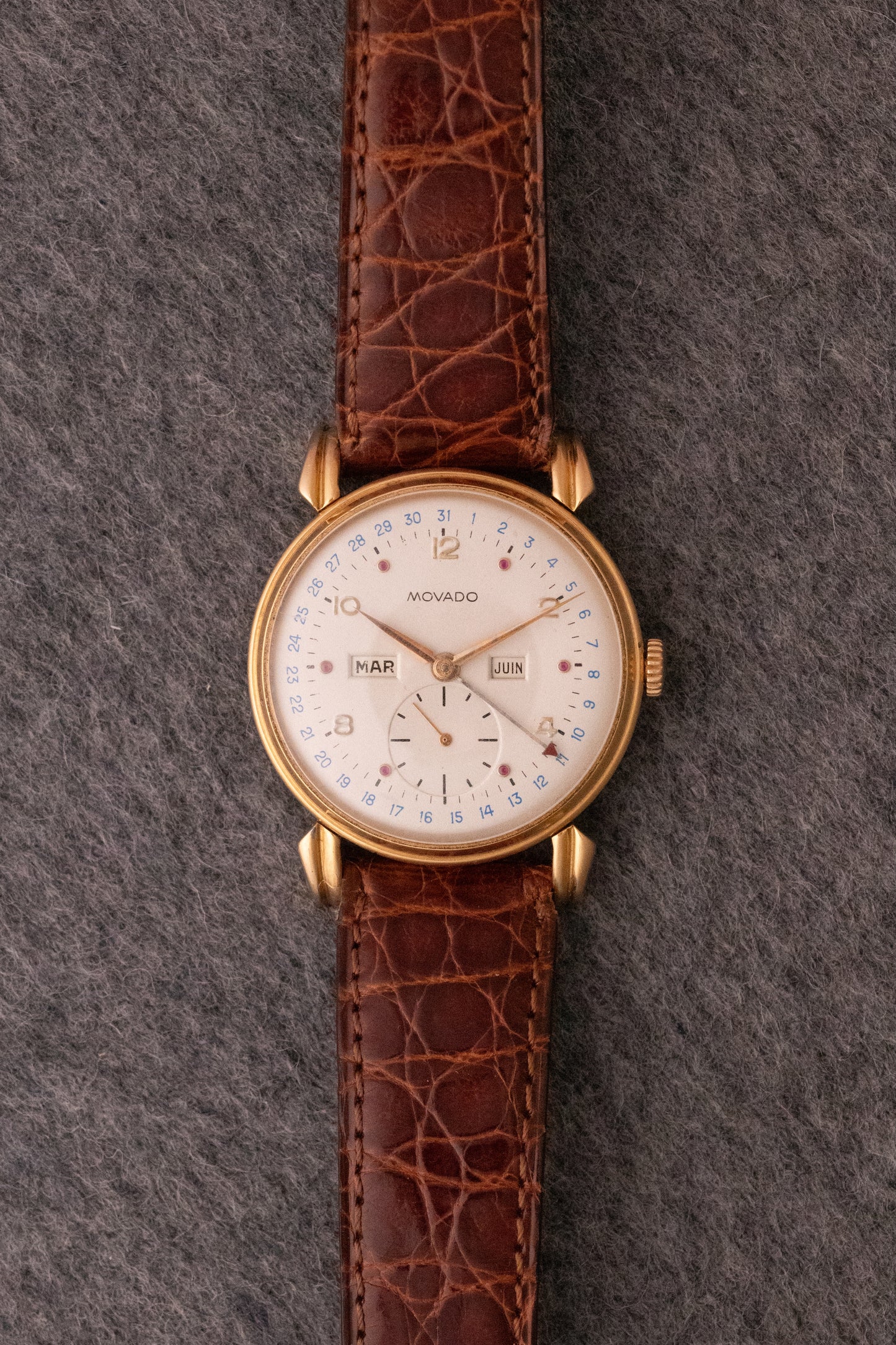 Movado triple date
