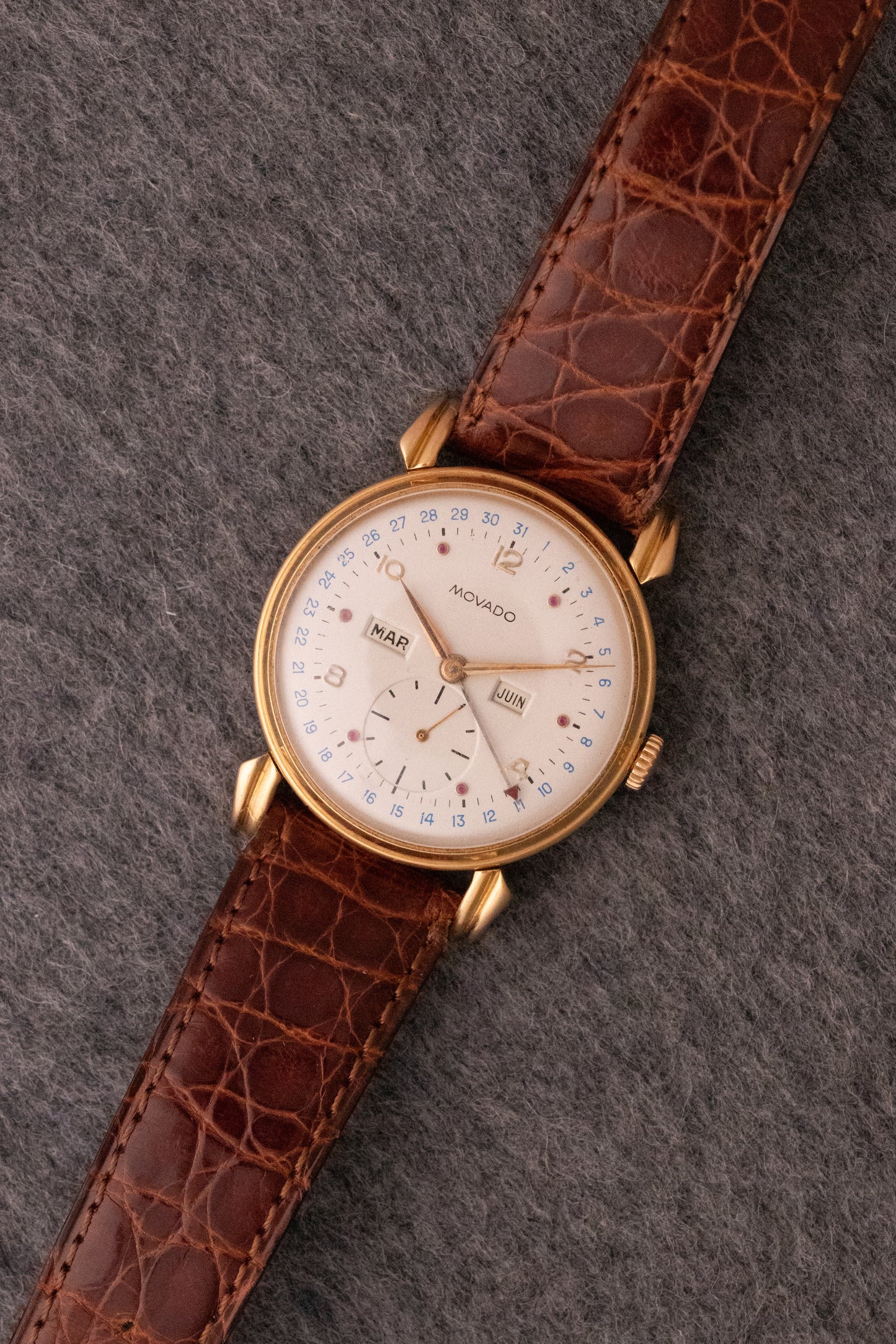 Movado triple date
