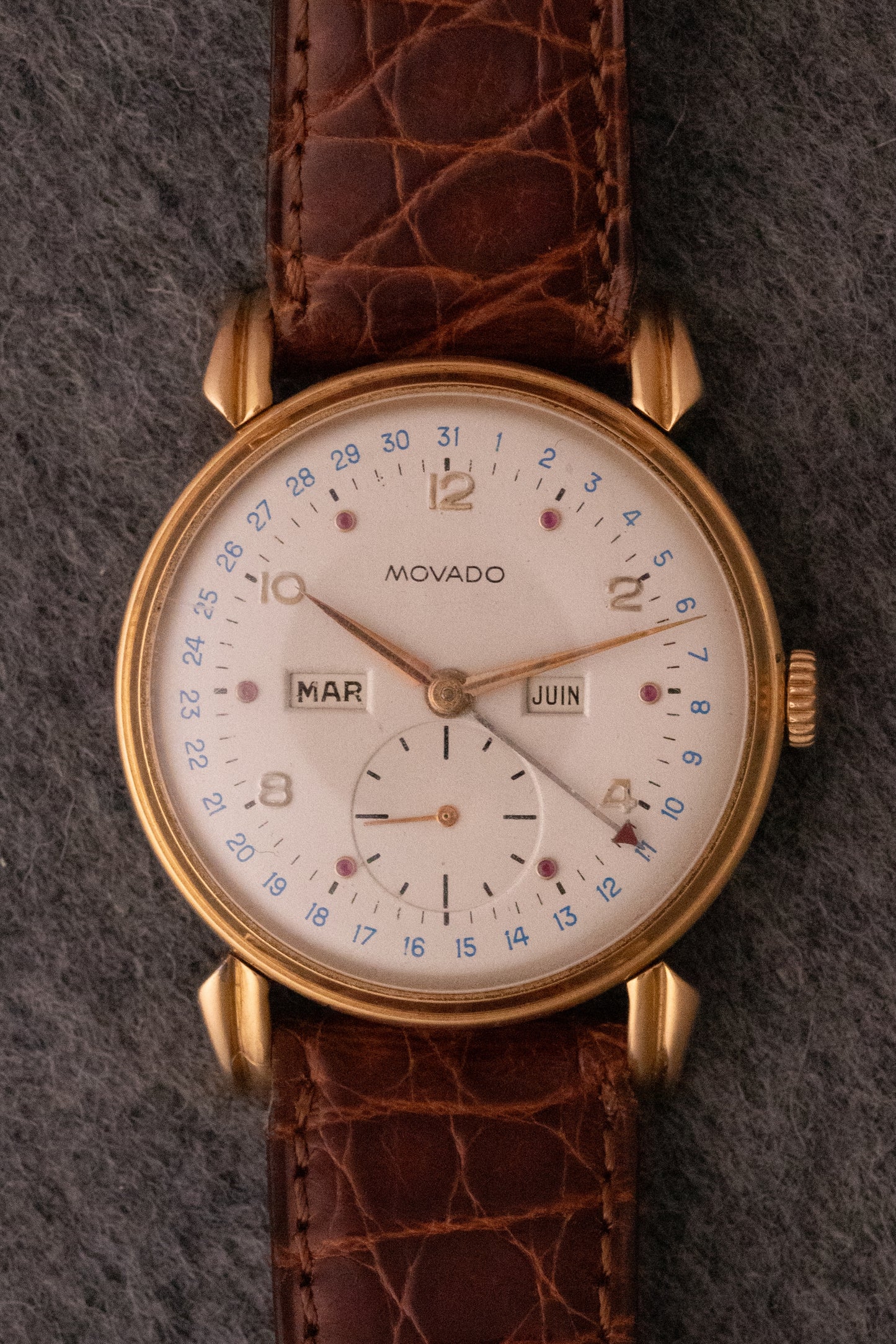Movado triple date