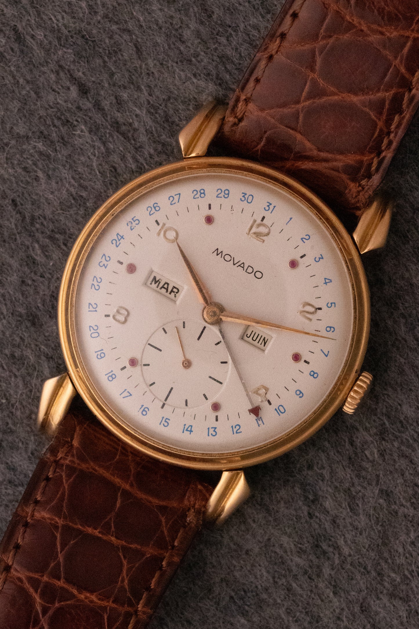 Movado triple date