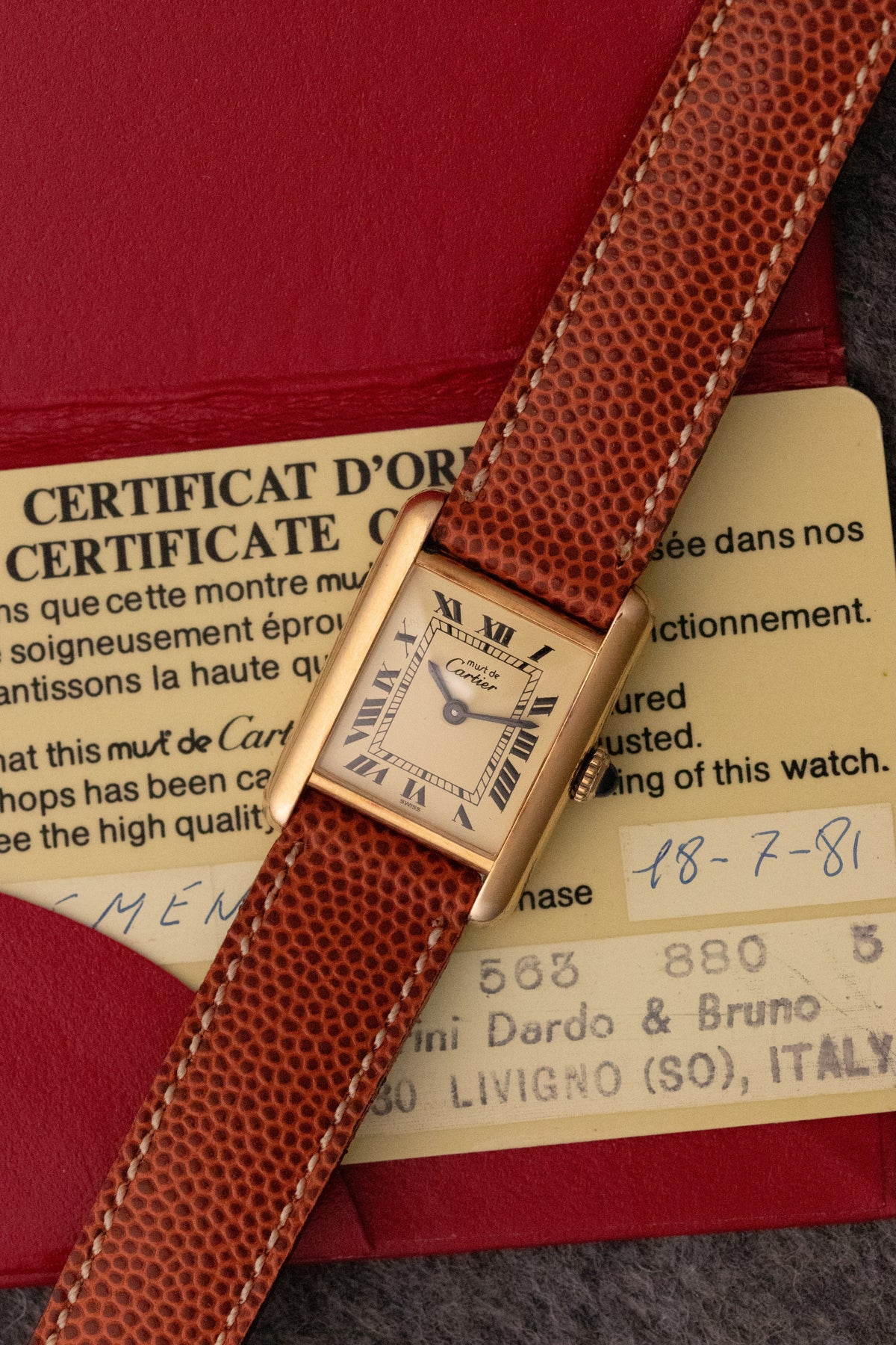 Cartier Tank Must PM Mécanique