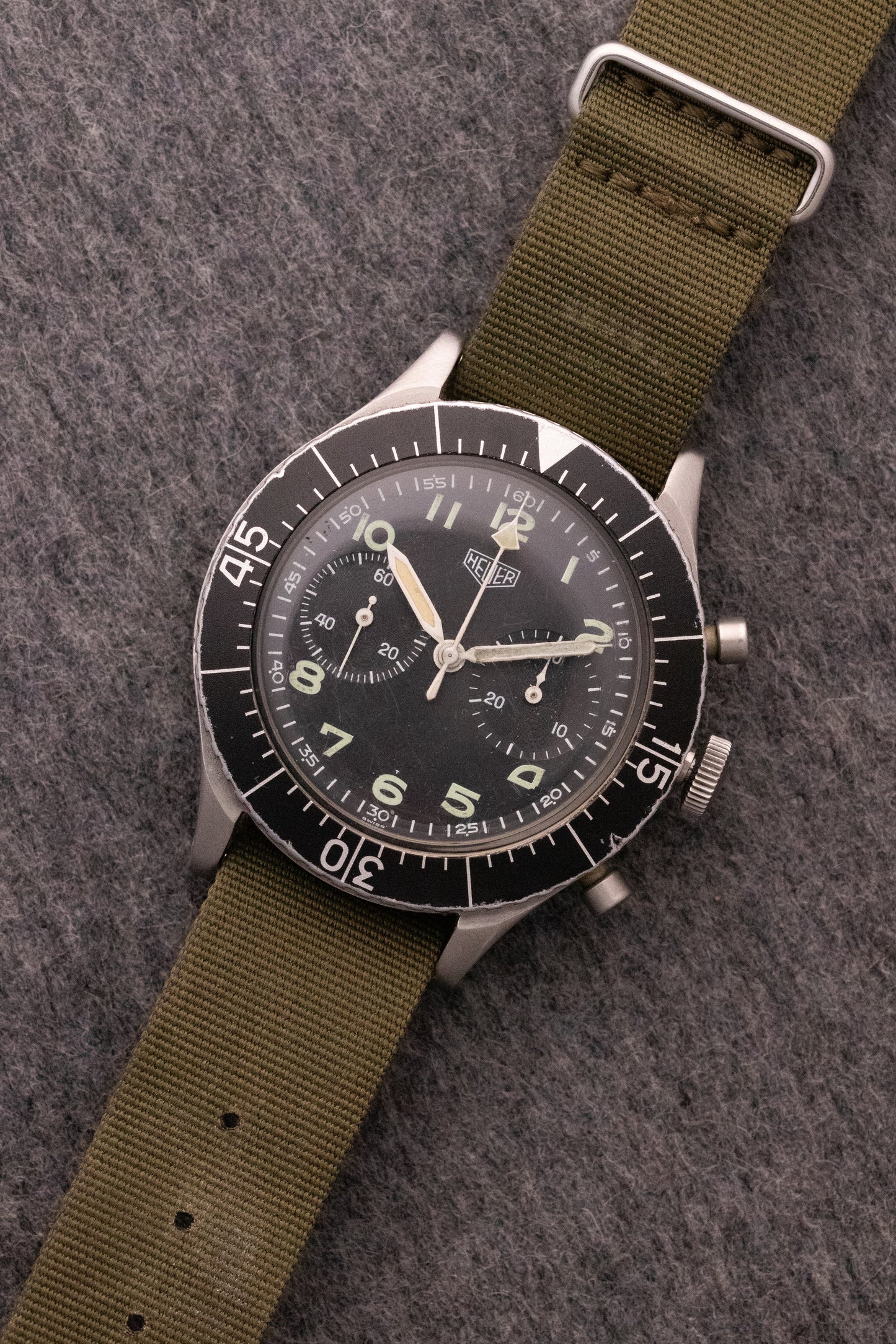 Heuer Bundeswehr 1550 SG Flyback